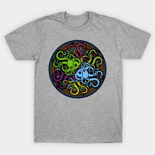 Octopus Mandala - Tentacles of Madness T-Shirt